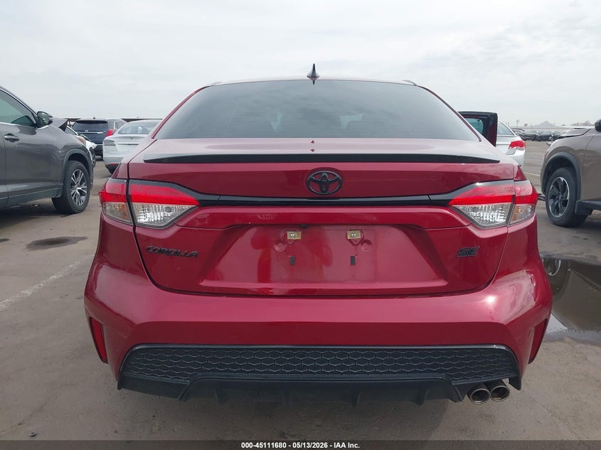 VIN 5YFS4MCE0NP122902 2022 TOYOTA COROLLA SE NIGHTSHADE EDITION