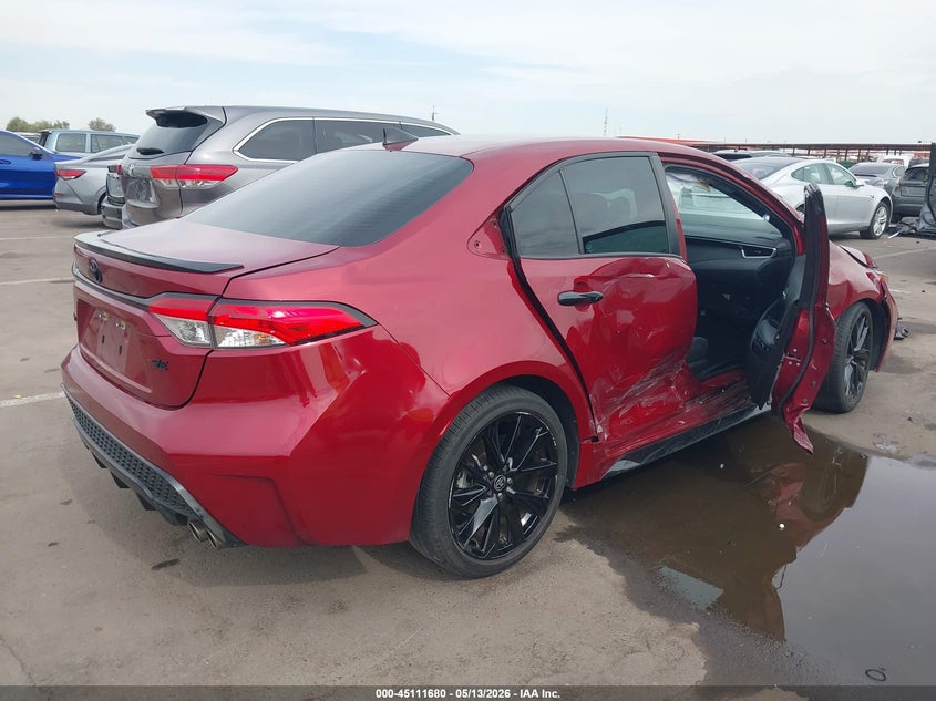 VIN 5YFS4MCE0NP122902 2022 TOYOTA COROLLA SE NIGHTSHADE EDITION