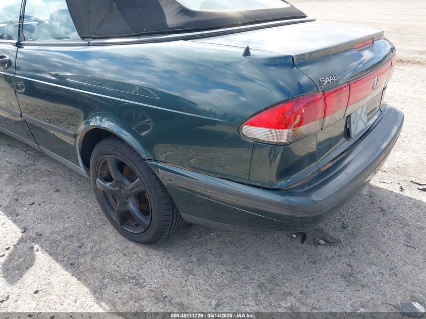 1999 Saab S (Convertible) VIN: LOT-1-45111729 Lot: 45111729