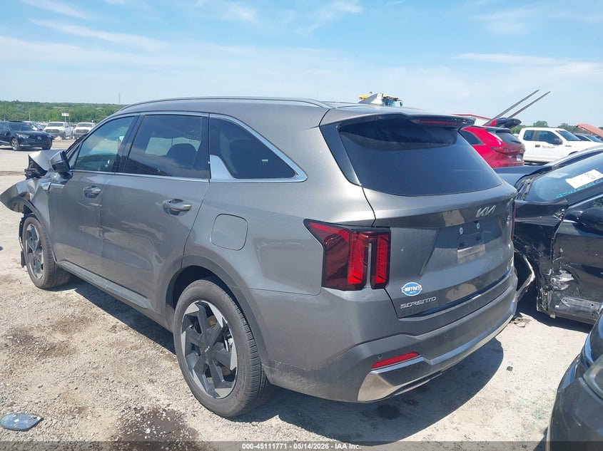 Vin: kndrh4jg1t5437080, lot: 45609355, kia sorento hybrid ex 20263