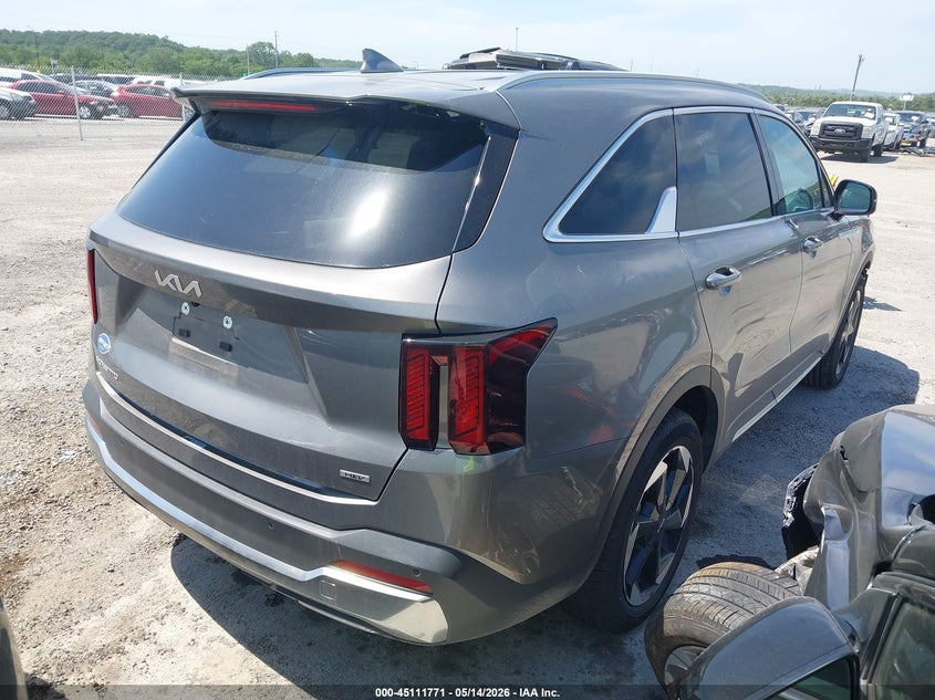 Vin: kndrh4jg1t5437080, lot: 45609355, kia sorento hybrid ex 20264