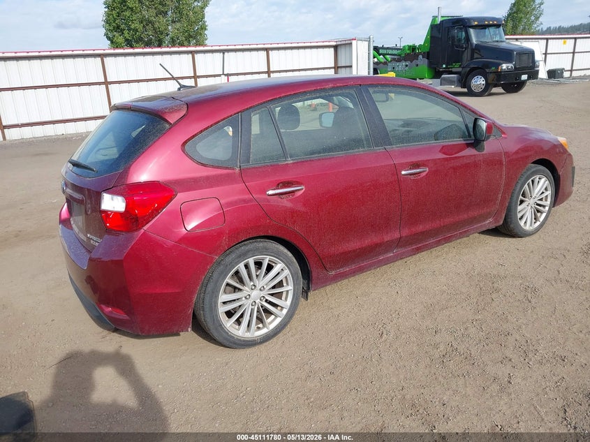 Vin: jf1gpak62ch234945, lot: 45609364, subaru impreza 2.0i limited 20124