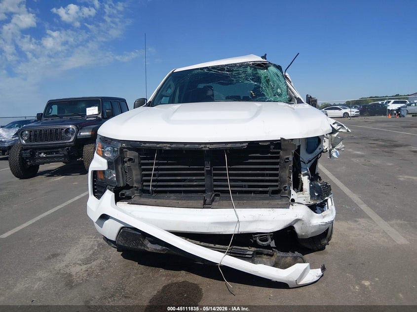 VIN 1GCPDBEK0PZ106687 2023 CHEVROLET SILVERADO 1500 4WD  SHORT BED CUSTOM