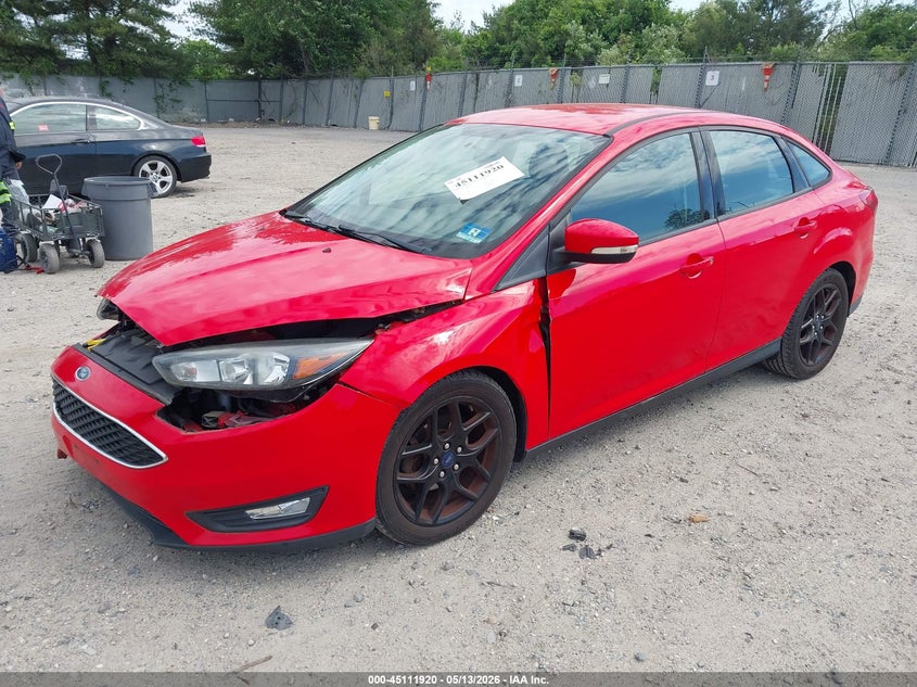 Vin: 1fadp3f20gl332820, lot: 45609504, ford focus se 20162