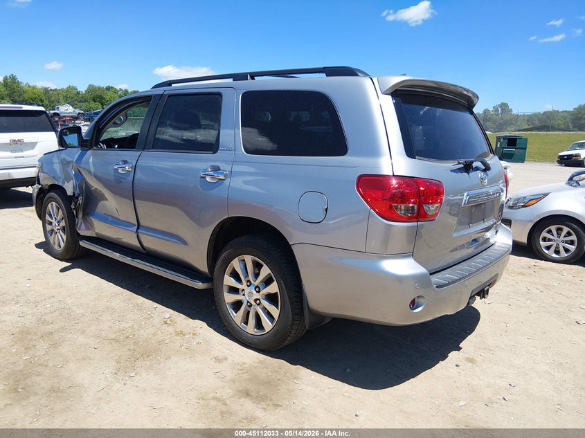 Vin: 5tdjw5g10cs059078, lot: 45609617, toyota sequoia limited 5.7l v8 20123