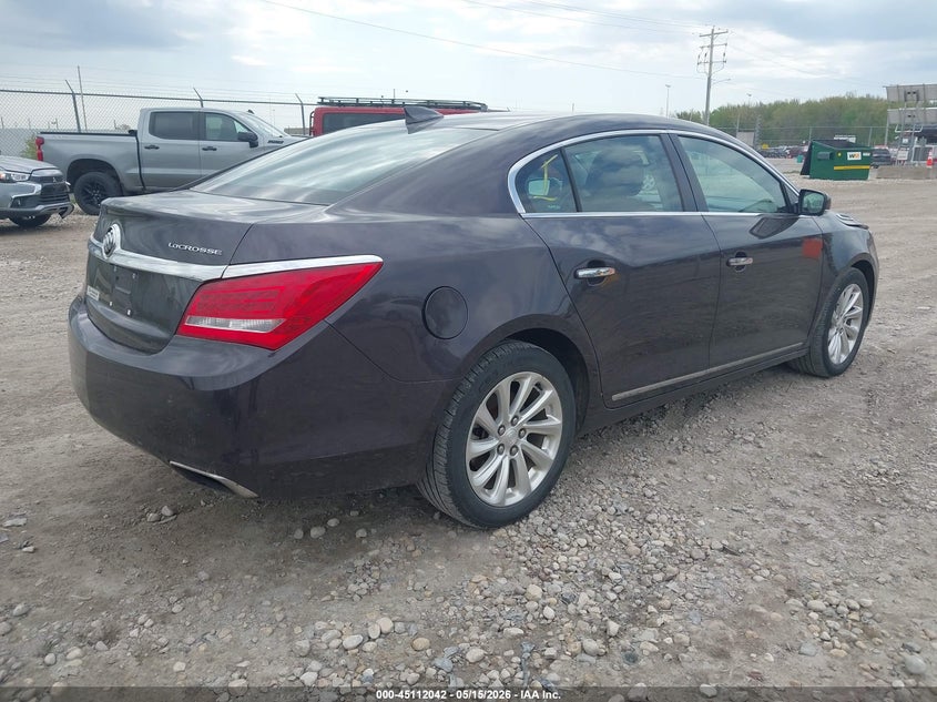 Vin: 1g4gb5g37ff316115, lot: 45609626, buick lacrosse leather 20154