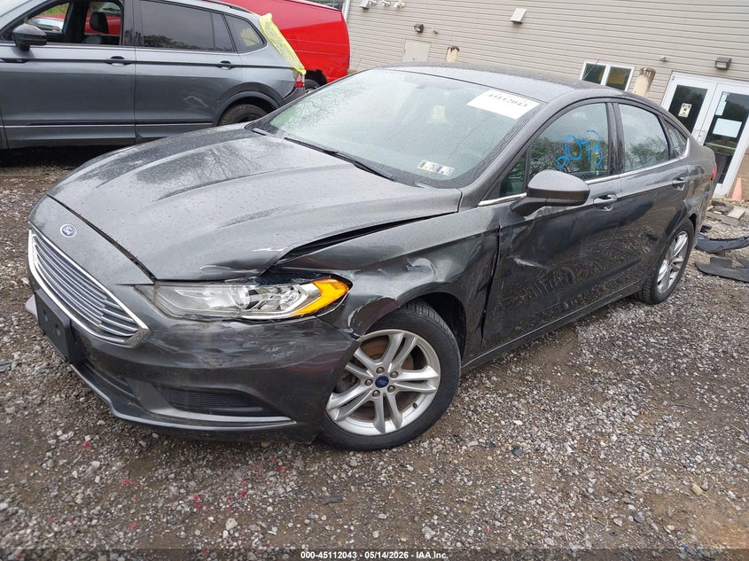 2018 Ford Fusion Se 3FA6P0HD6JR229674 photo 1