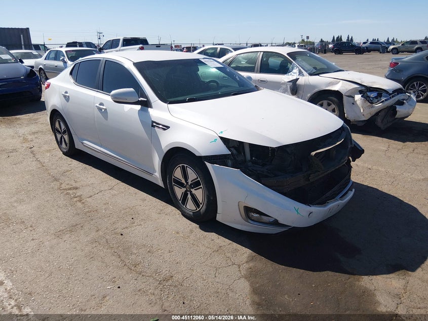 Vin: knagm4ad8c5031268, lot: 45609644, kia optima hybrid ex 2012 img_1
