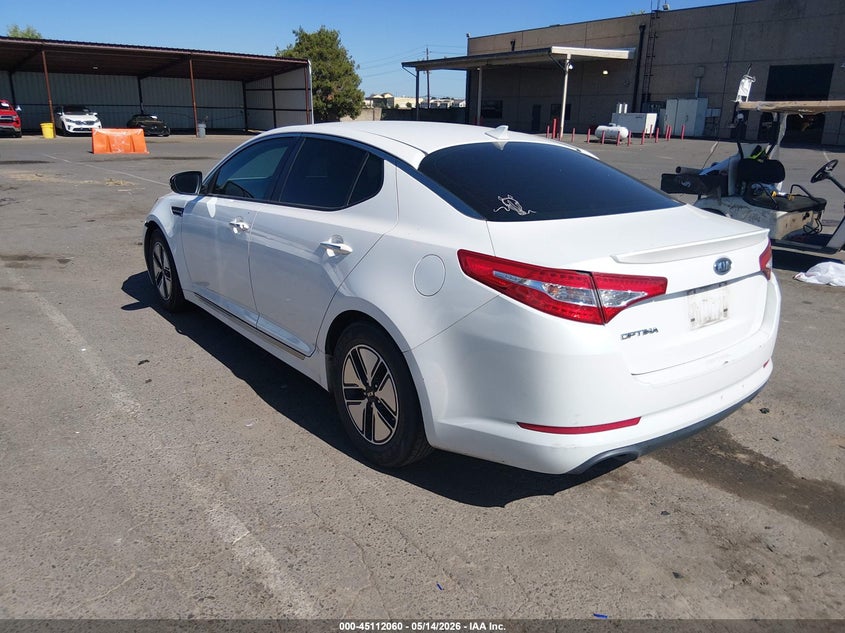 Vin: knagm4ad8c5031268, lot: 45609644, kia optima hybrid ex 20123