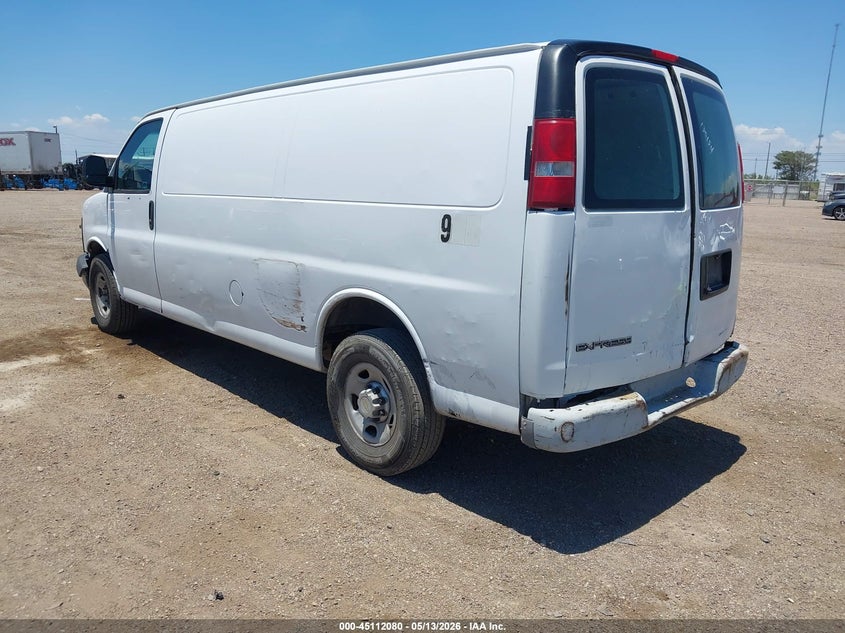 Vin: 1gcwggfa0e1145491, lot: 45609664, chevrolet express 2500 work van 20143