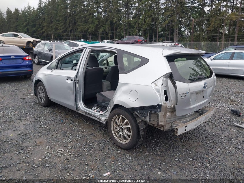 2017 TOYOTA PRIUS V (+) WAGON 1.8L I-4 DOHC, VVT, 98HP