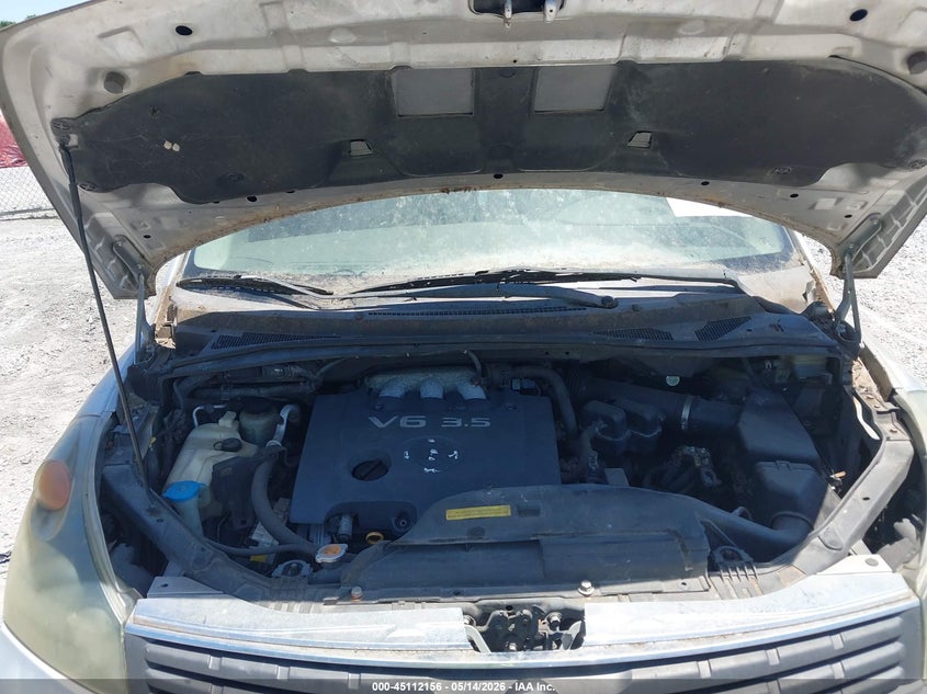 2007 Nissan Quest 3.5 Sl VIN: 5N1BV28UX7N120345 Lot: 45112156