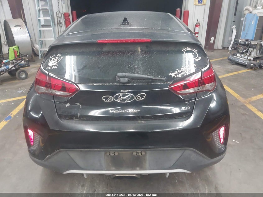 2019 Hyundai Veloster 2.0 VIN: KMHTG6AF7KU019361 Lot: 45112238