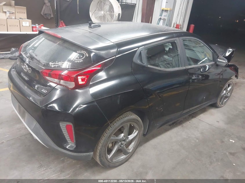 VIN KMHTG6AF7KU019361 2019 HYUNDAI VELOSTER 2.0
