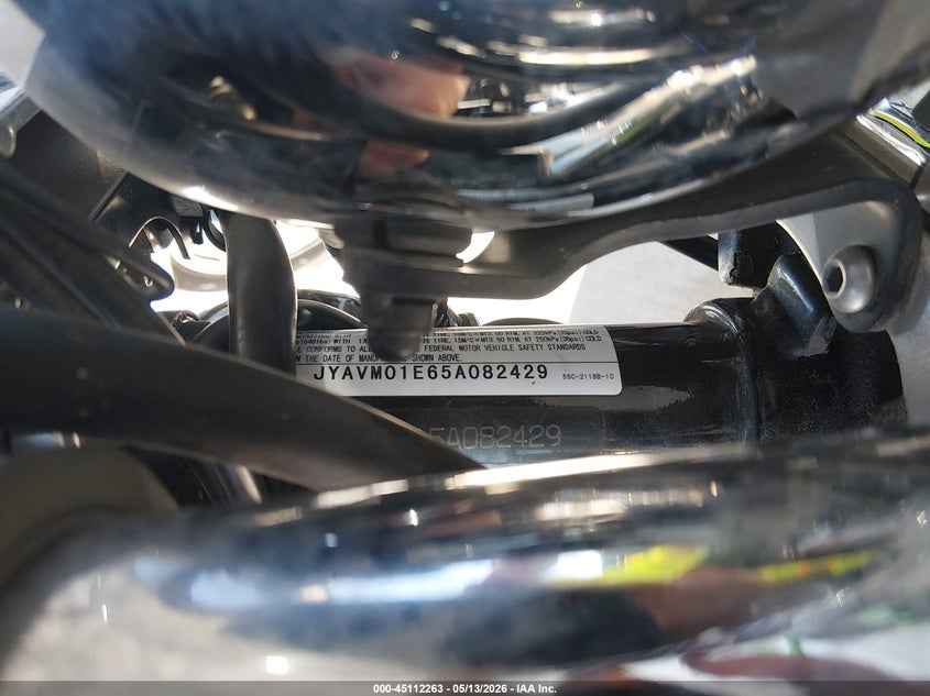 2005 Yamaha Xvs65 A VIN: JYAVM01E65A082429 Lot: 45112263