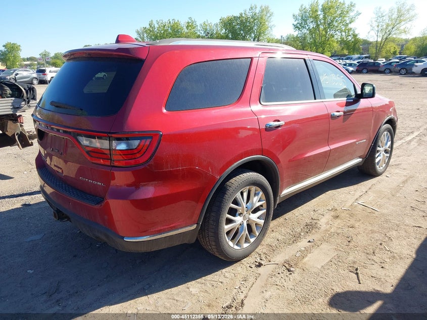 Vin: 1c4rdjeg6ec540045, lot: 45609939, dodge durango citadel 20144