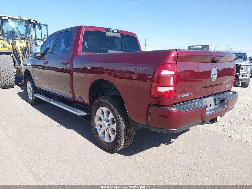 Vin: 3c6ur5fl4rg196689, lot: 45609971, ram 2500 laramie  4x4 6'4 box 20243