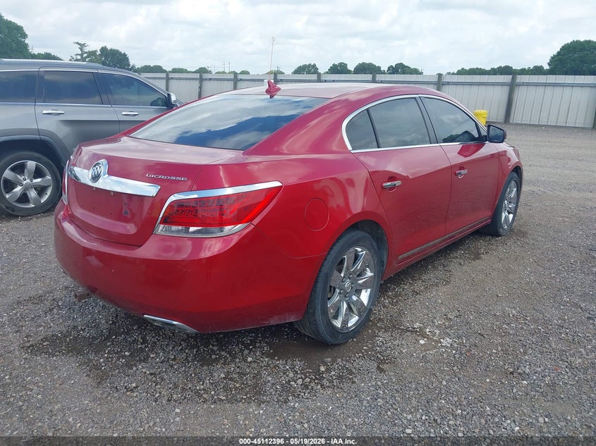 Vin: 1g4gc5e34cf307500, lot: 45609980, buick lacrosse leather group 20124