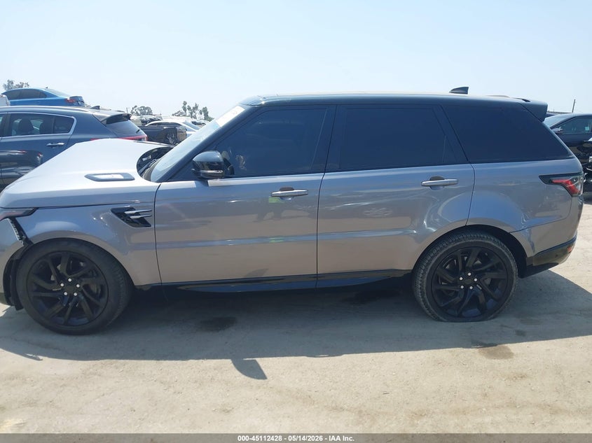 2020 Land Rover Range Rover Sport Hse Mhev VIN: SALWR2SU9LA728869 Lot: 45112428