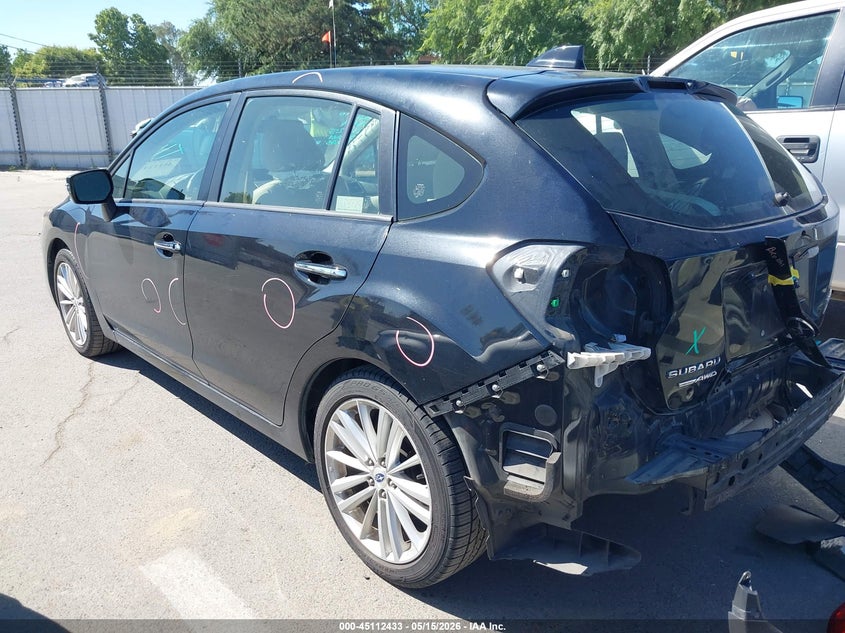 Vin: jf1gpak68g8240416, lot: 45610017, subaru impreza 2.0i limited 20163
