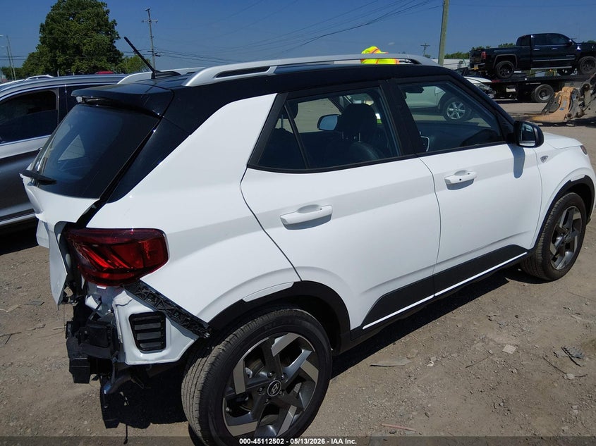 Vin: kmhrc8a36tu419324, lot: 45610086, hyundai venue sel w/two-tone roof 20264
