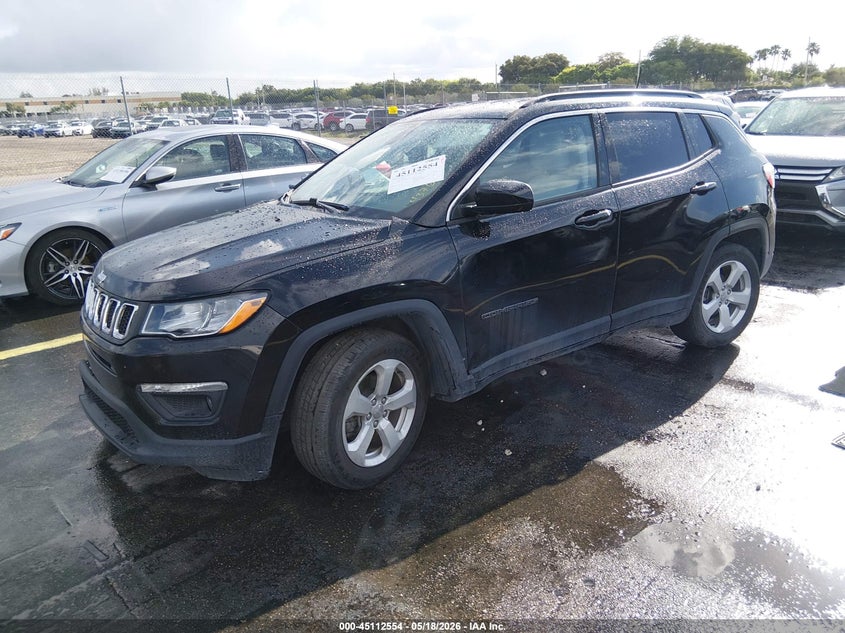 Vin: 3c4njcbb4kt851839, lot: 45610138, jeep compass latitude fwd 20192