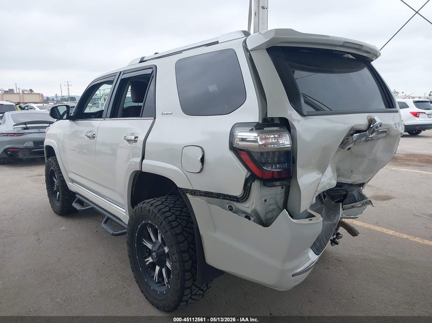 Vin: jtebu5jr0f5275866, lot: 45610145, toyota 4runner limited 20153