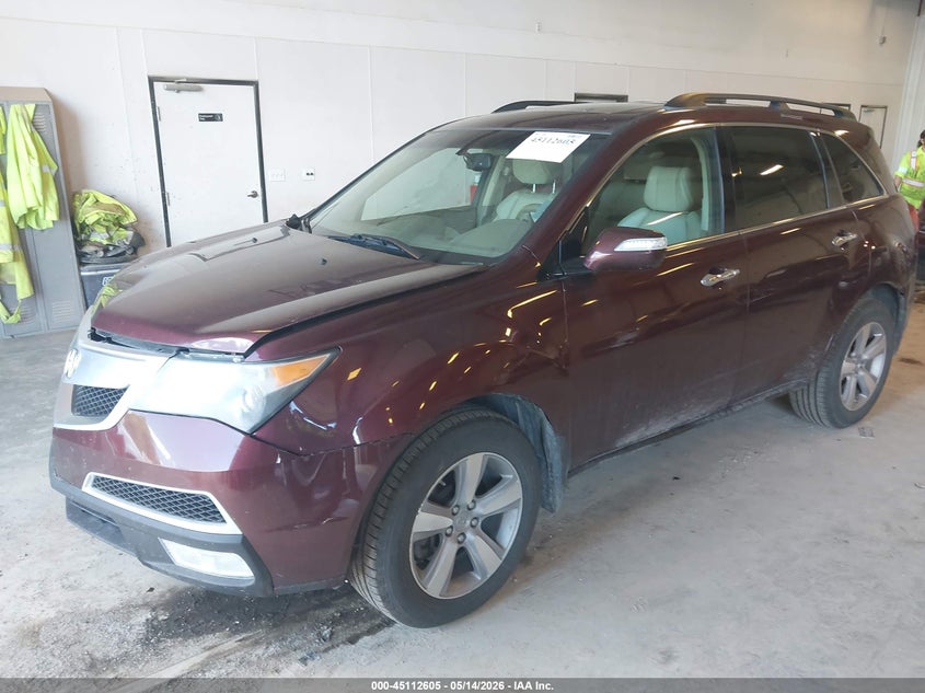 Vin: 2hnyd2h35ch512459, lot: 45610189, acura mdx technology package 20122