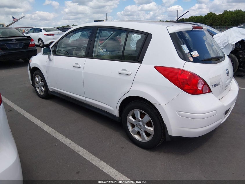 2012 Nissan Versa 1.8 1.8 S white Lot 111045112681 Vin 3N1BC1CP9CK272559
