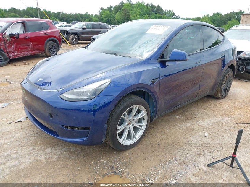 Vin: 7saygdee3pf702211, lot: 45610321, tesla model y awd/long range dual motor all-wheel drive 20232