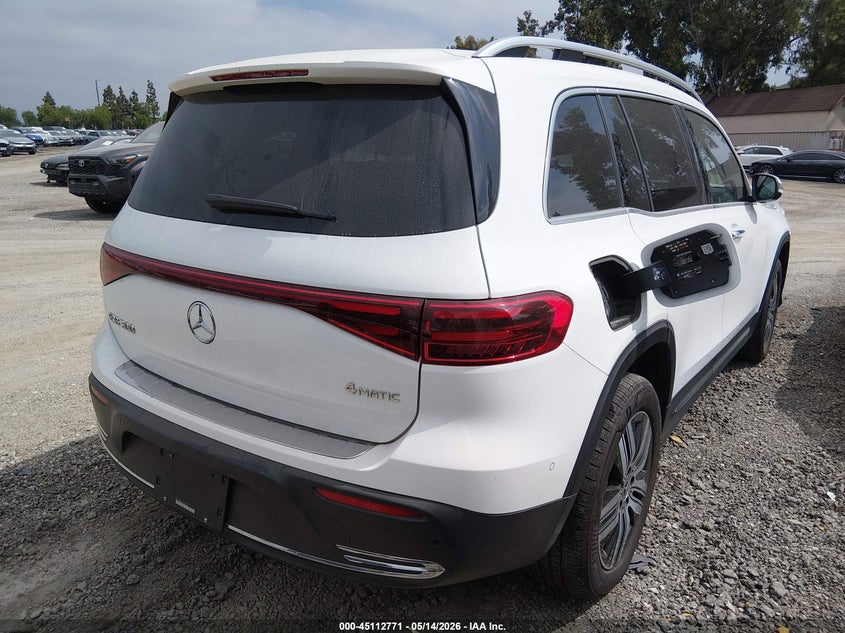 Vin: w1n9m0kb2rn089511, lot: 45610355, mercedes-benz eqb 300 suv 4matic 20244