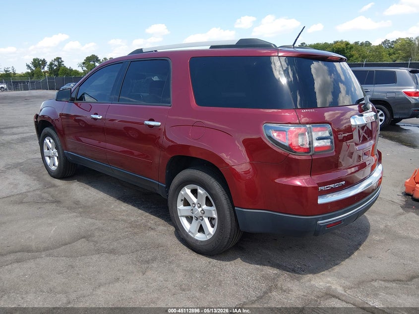 Vin: 1gkkrned7gj306452, lot: 45610480, gmc acadia sle-1 20163