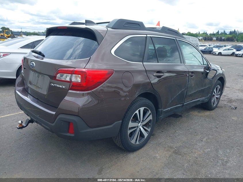 Vin: 4s4bsanc4k3368867, lot: 45610688, subaru outback 2.5i limited 20194