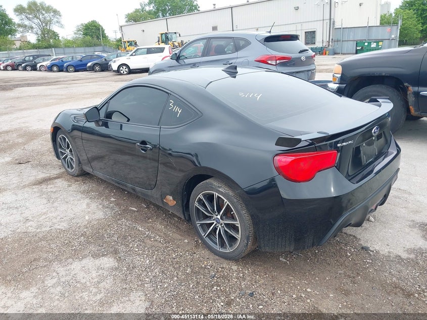 Vin: jf1zcac18j8600671, lot: 45610698, subaru brz limited 20183