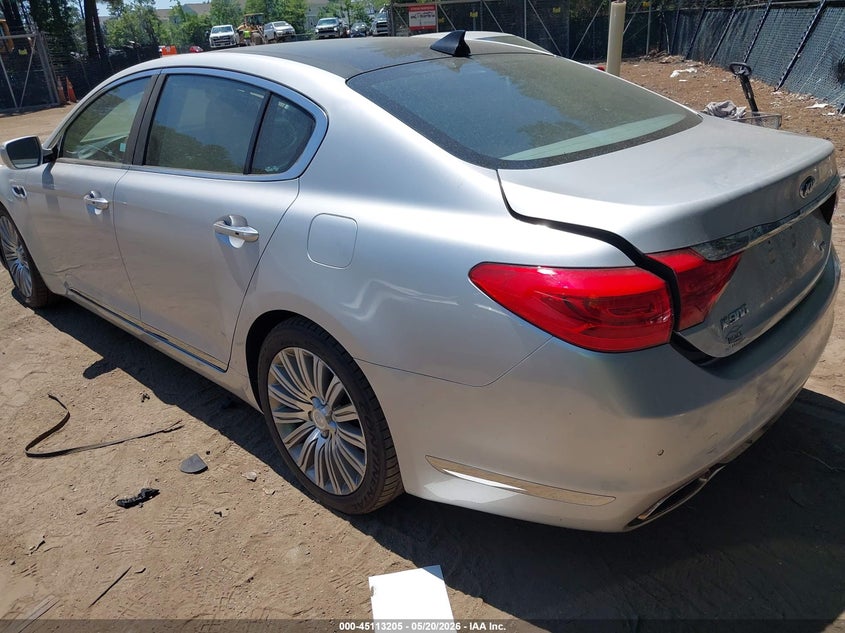 Vin: knalu4d45f6026070, lot: 45610788, kia k900 premium 20153