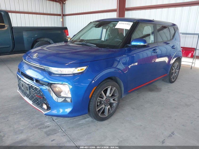 Vin: kndj63au0m7761291, lot: 45610793, kia soul gt-line 20212