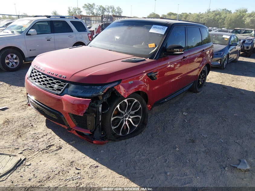 Vin: salwr2su4ma751851, lot: 45610828, land rover range rover sport hse silver edition mhev 20212