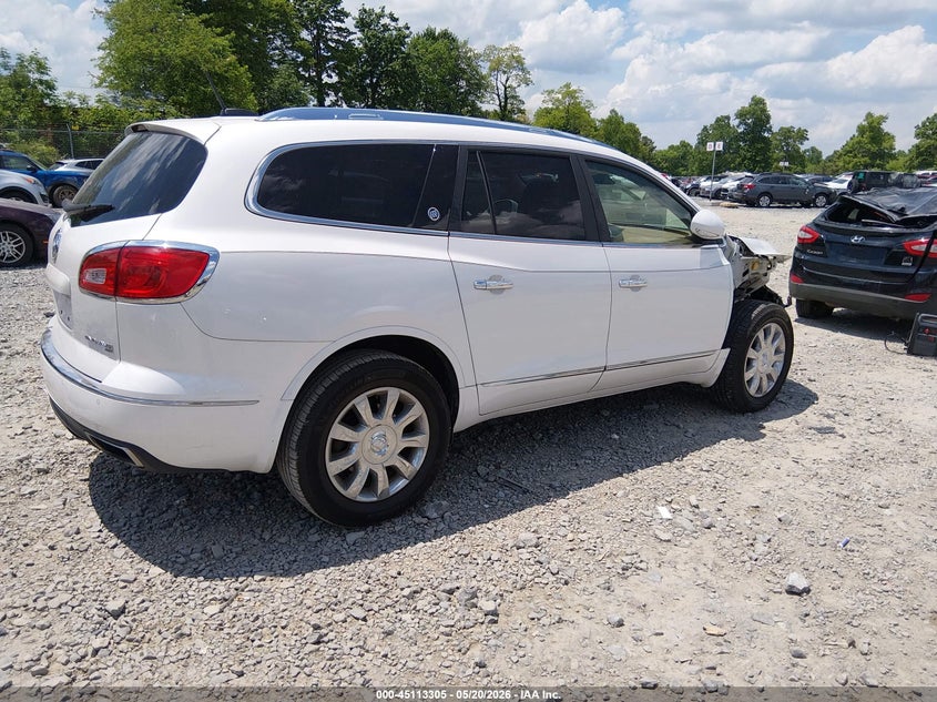 Vin: 5gakvckd4hj222978, lot: 45610889, buick enclave premium 20174