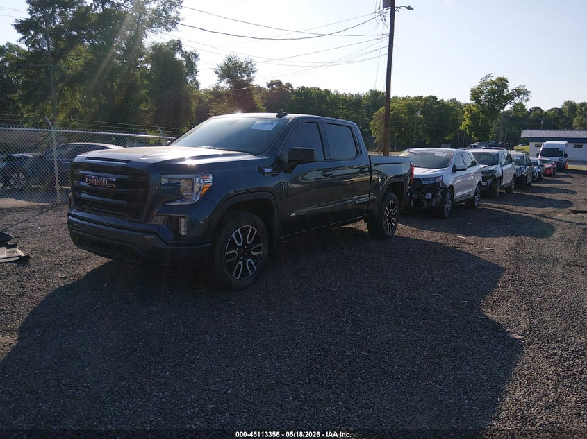 Vin: 1gtu9cet0mz384357, lot: 45610941, gmc sierra 1500 4wd  short box elevation 20212
