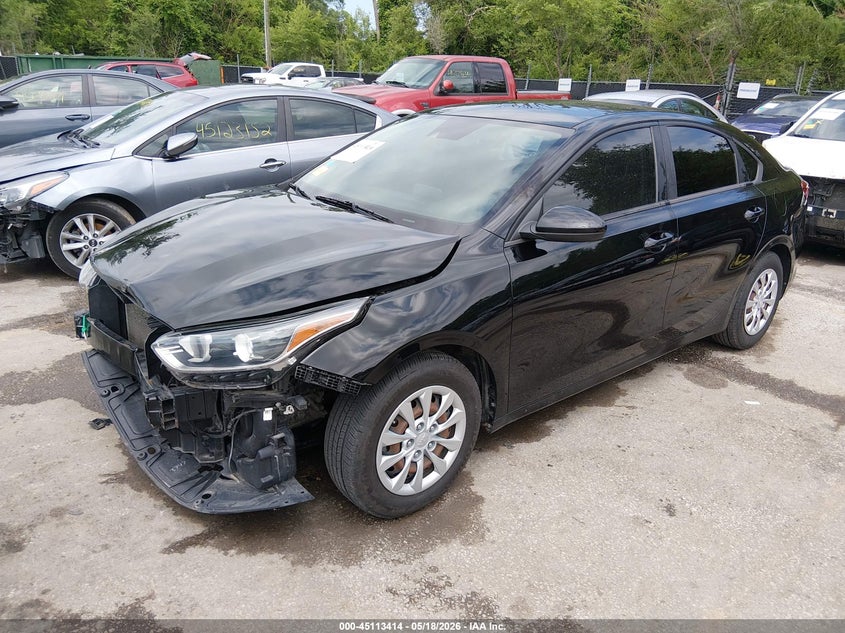 Vin: 3kpf24ad4ke075503, lot: 45610998, kia forte fe 20192