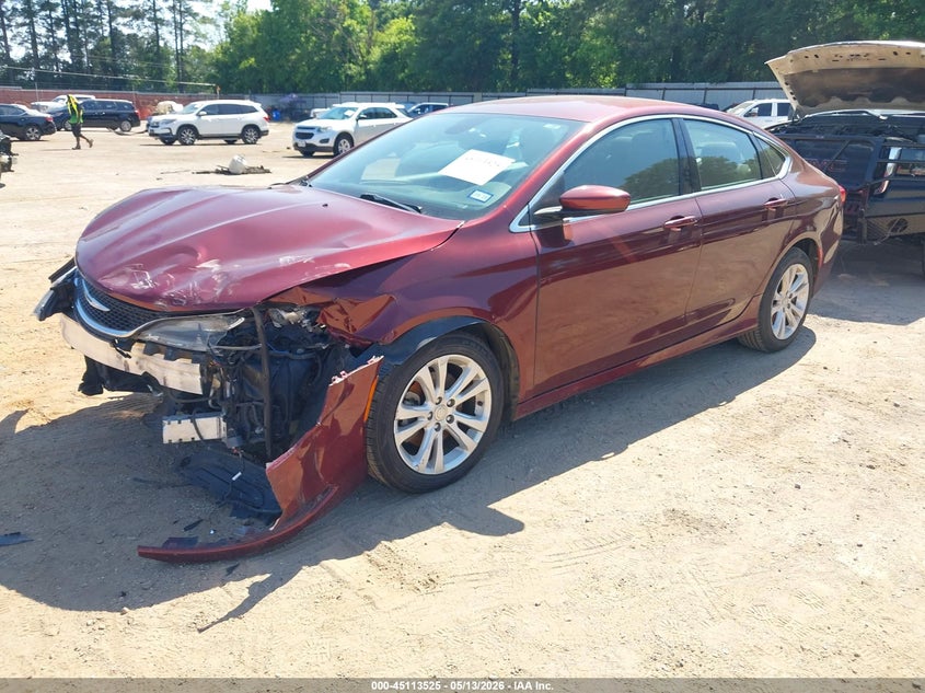 Vin: 1c3cccab6fn543388, lot: 45611109, chrysler 200 limited 20152