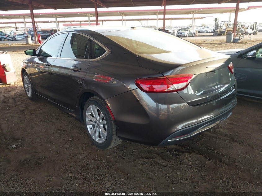 Vin: 1c3cccab0gn122249, lot: 45611132, chrysler 200 limited 20163