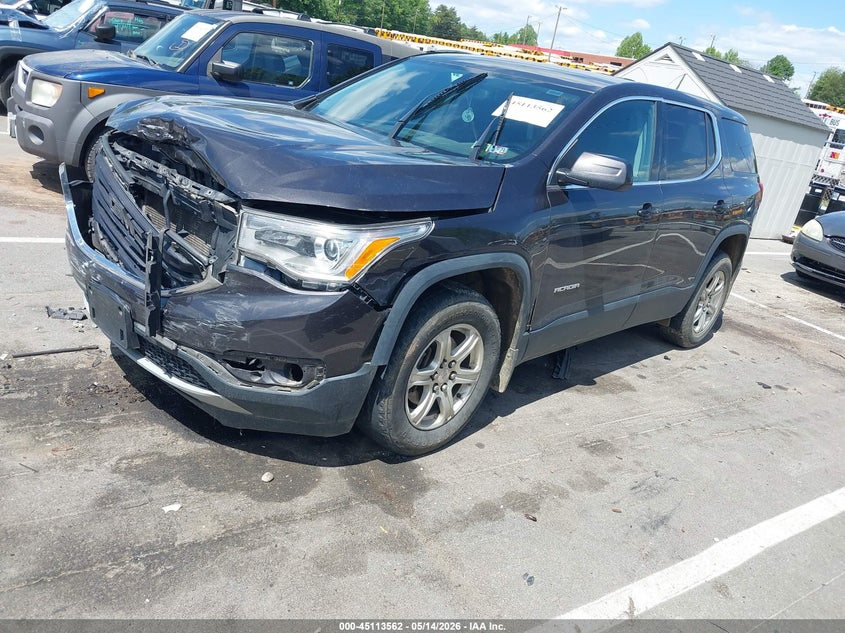 Vin: 1gkknrls3jz107699, lot: 45611146, gmc acadia sle-1 20182