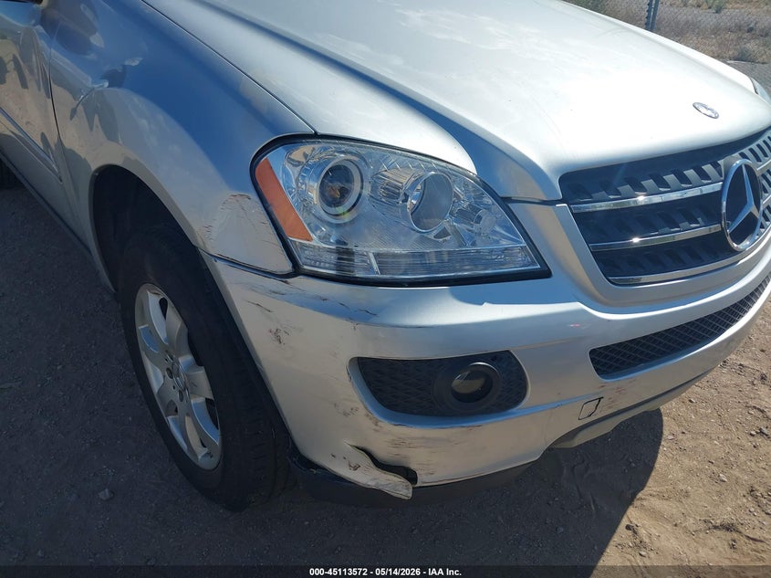 2007 Mercedes-Benz Ml 350 4Matic VIN: 4JGBB86E97A228924 Lot: 45113572