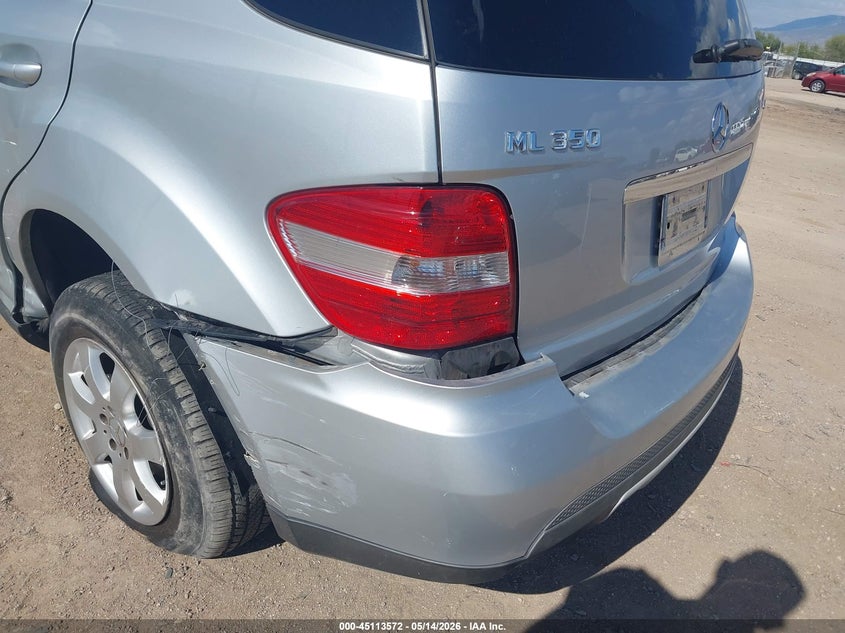 2007 Mercedes-Benz Ml 350 4Matic VIN: 4JGBB86E97A228924 Lot: 45113572