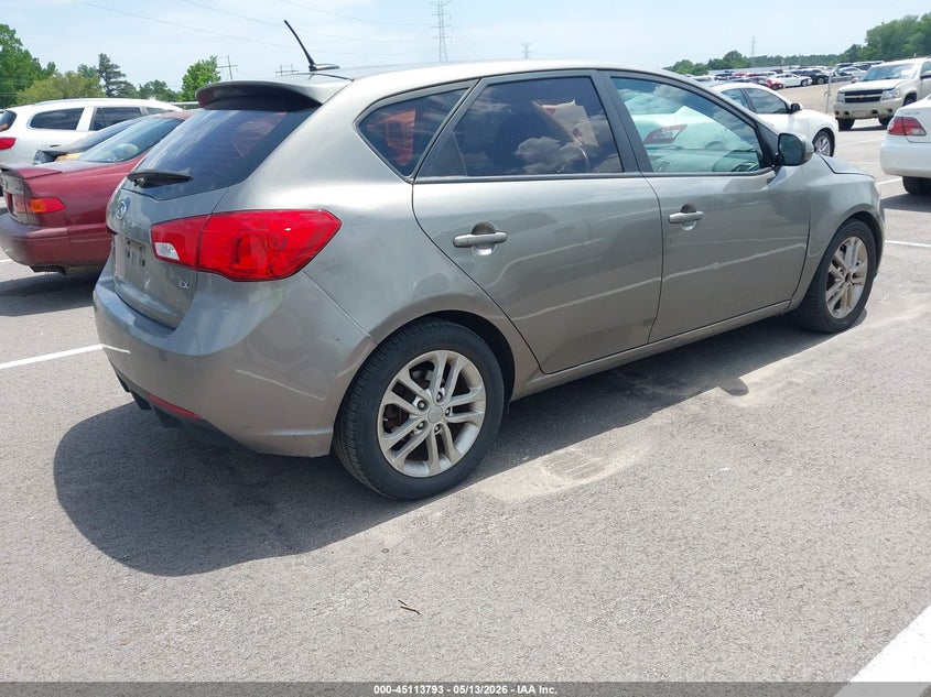 2012 Kia Forte 2.0 Ex grey Lot 111045113793 Vin KNAFU5A2XC5622850