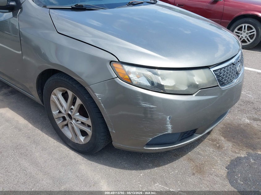 2012 Kia Forte 2.0 Ex grey Lot 111045113793 Vin KNAFU5A2XC5622850