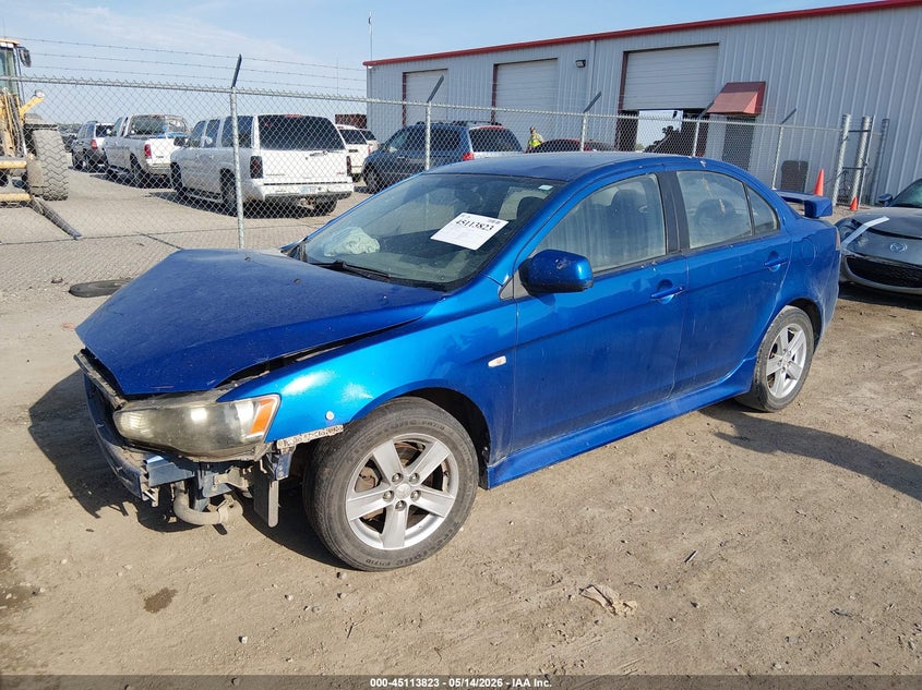 Vin: ja32u8fw6au025310, lot: 45611407, mitsubishi lancer gts 20102