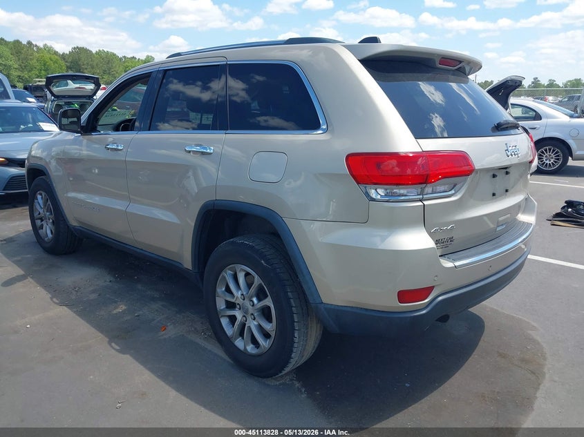 2014 JEEP GRAND CHEROKEE auction photo 3