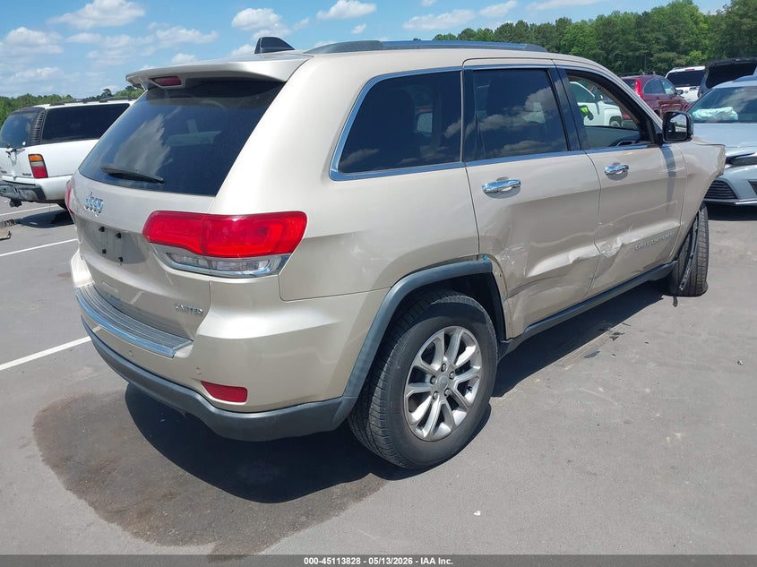 2014 JEEP GRAND CHEROKEE auction photo 4